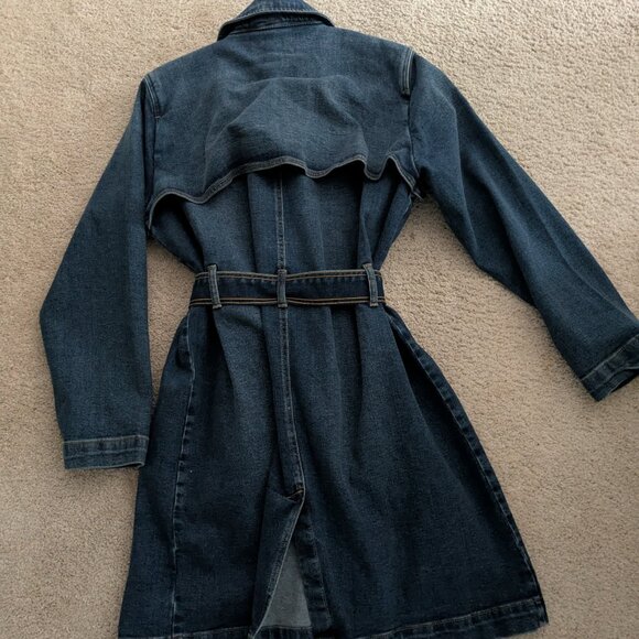 Michael Kors denim coat XL New - Picture 2 of 5